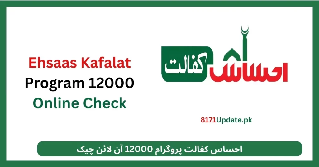 Ehsaas Kafalat 12000 Online Check