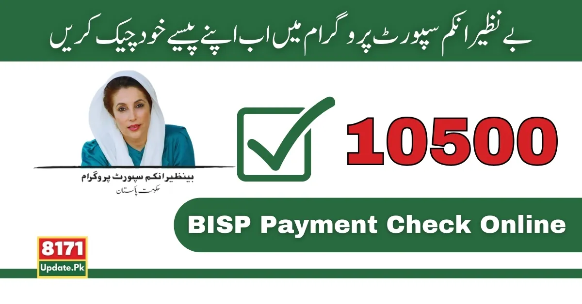 BISP Payment Check Online By CNIC 2024 New Update