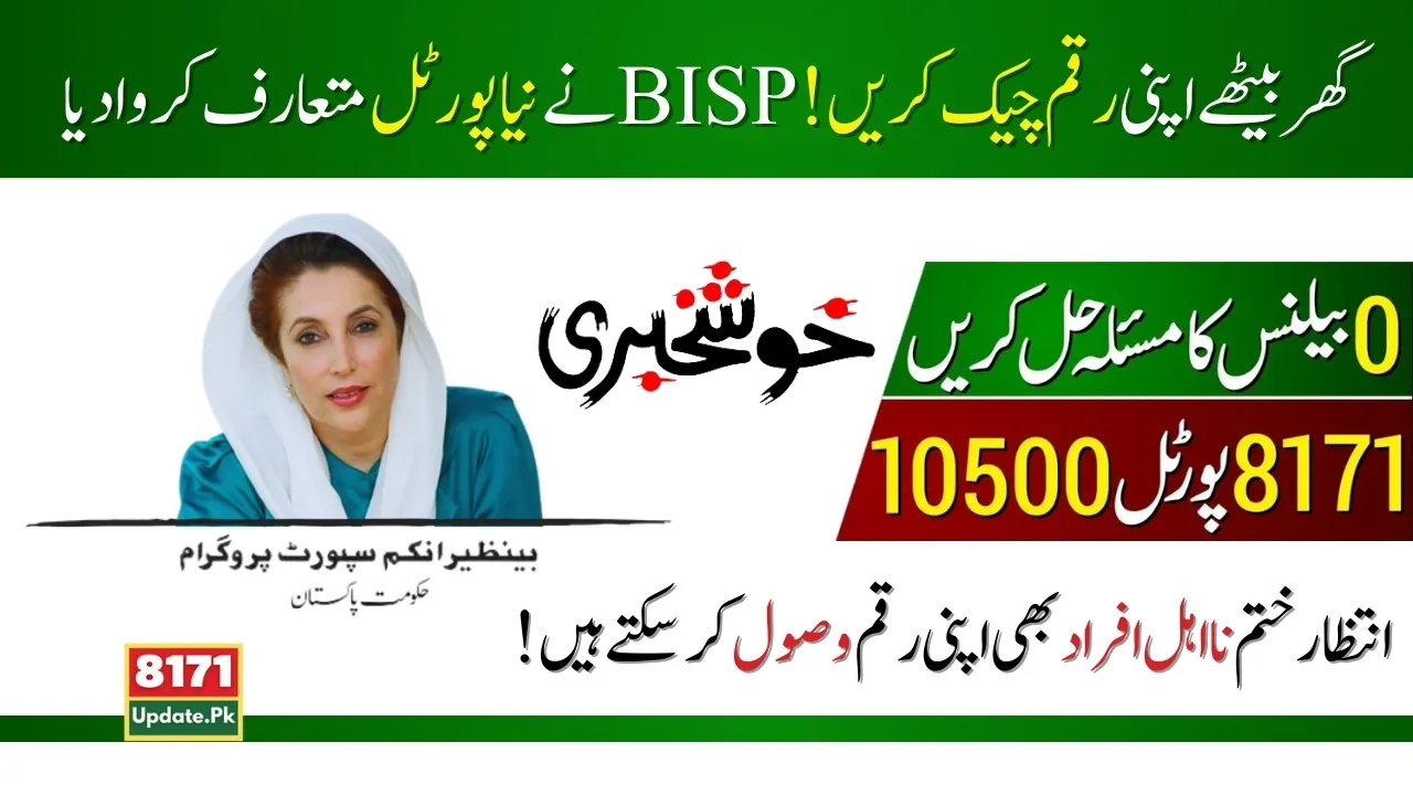 Check BISP Payment Through the 8171 Portal From Home